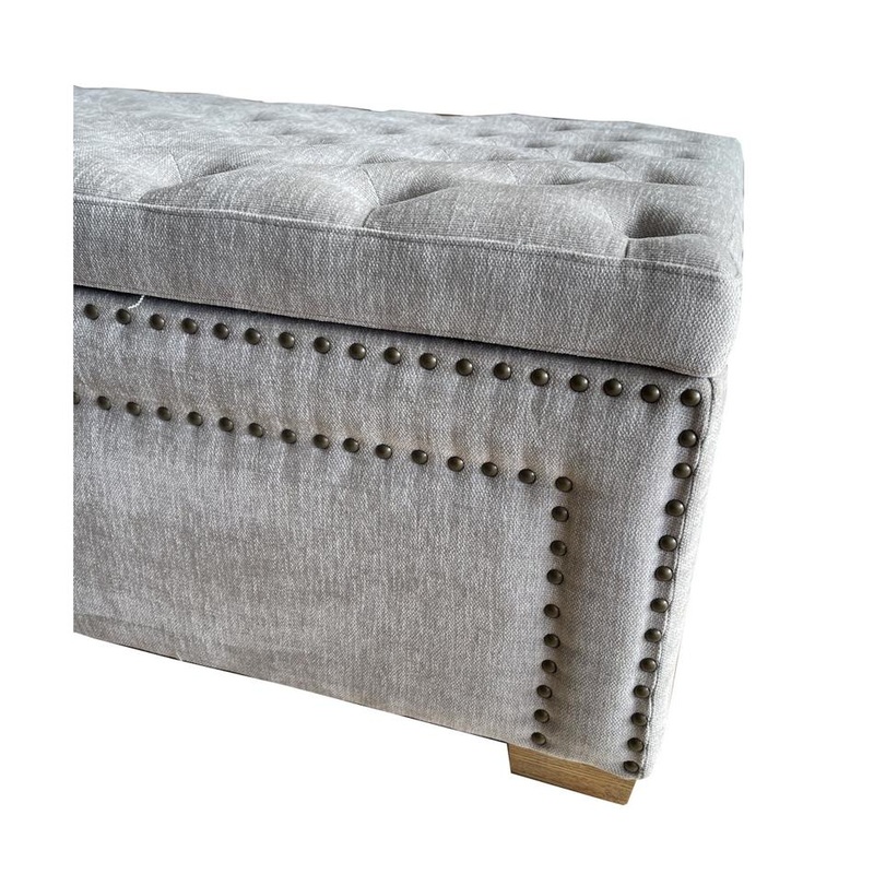 Rembrandt Oversized Ottoman - Grey BR3026