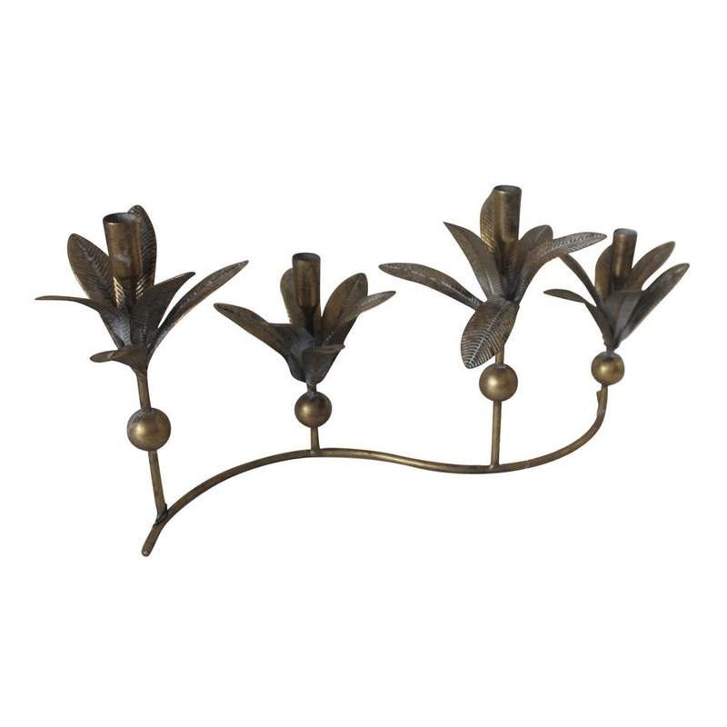 Rembrandt Palm Candle Holder GF1234
