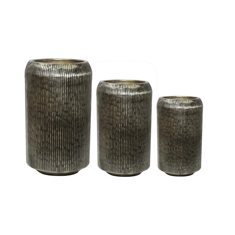 Rembrandt Planter S/3 - Antique Brass DU6003