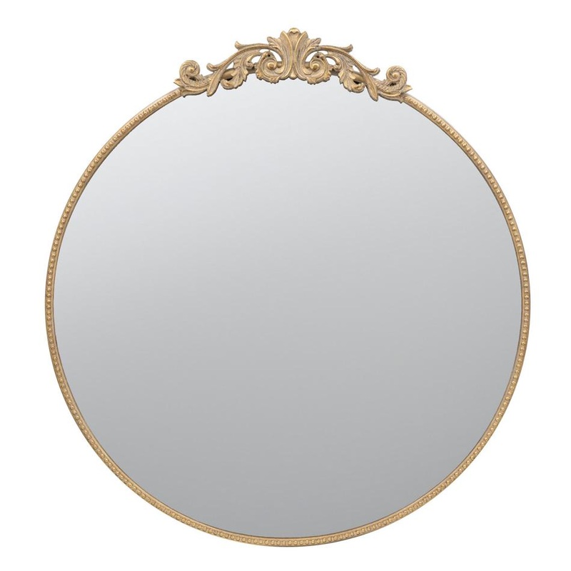 Rembrandt Round Gold Mirror SE2543