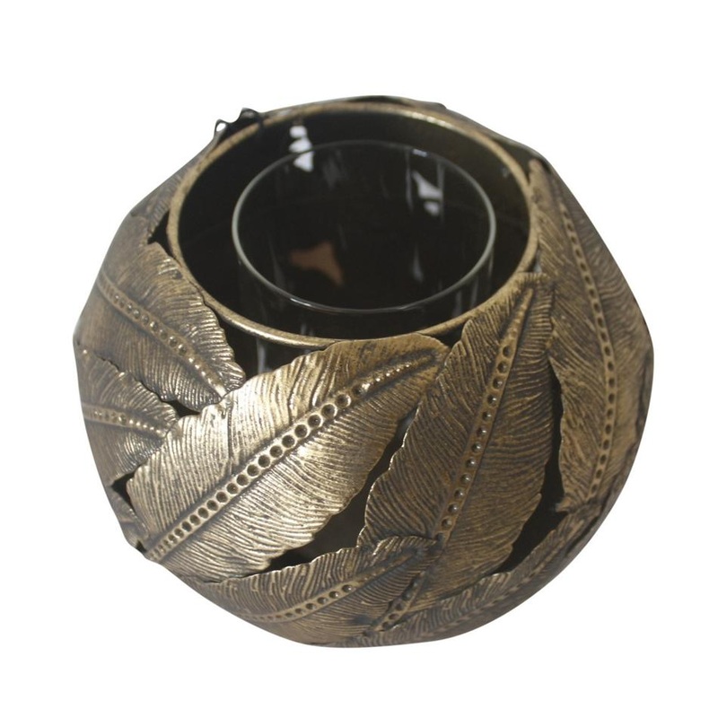 Rembrandt Round Leaf Candle Holder GF1238