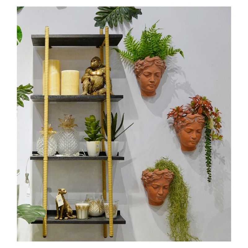 Rembrandt Terracotta Visage Head Planter SE2397