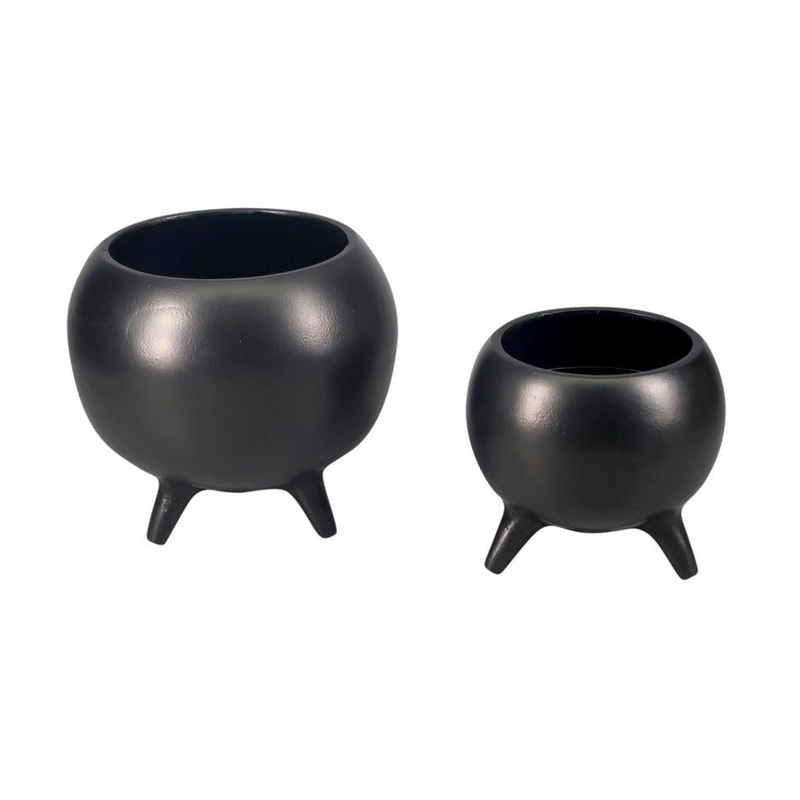 Rembrandt Alu Pot On 3 Legs (S) - Black AM9003