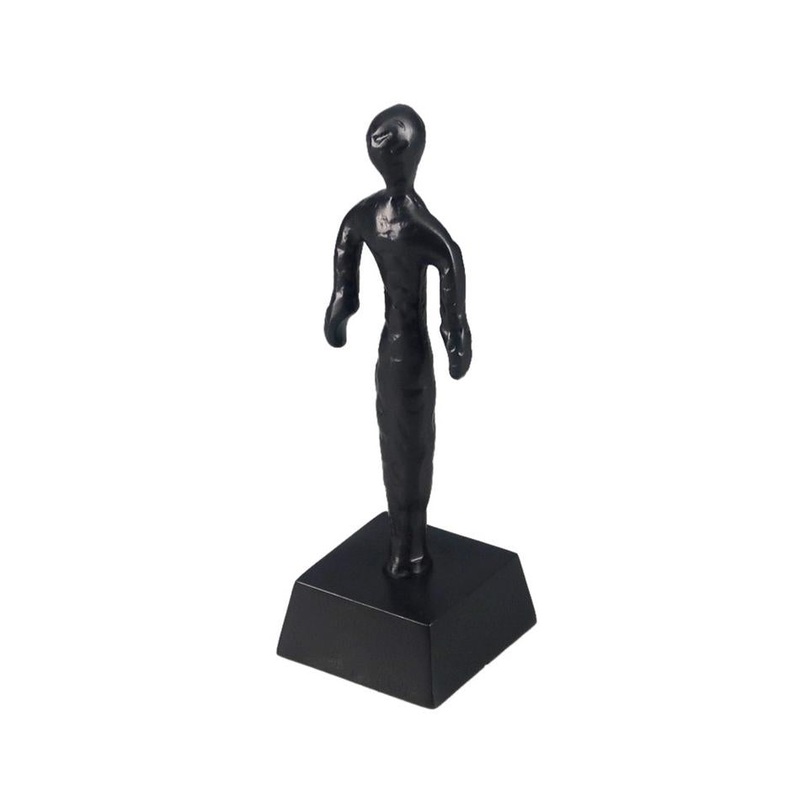 Rembrandt Alu Two Arms Small Deco Sculpture - Black AM9008