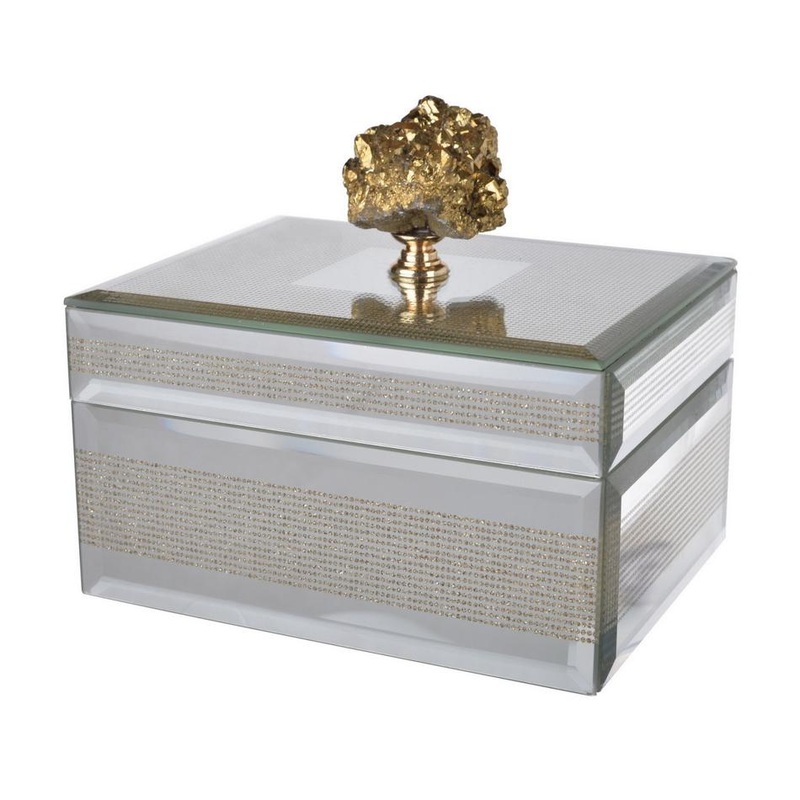 Rembrandt Glass Jewellery Box SE2689
