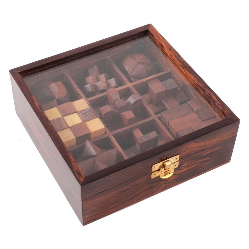Rembrandt Wooden Games Set - 9 Games TK1239