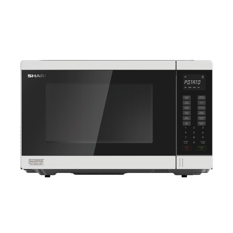 Sharp 1200W White 34L Inverter Microwave R342FW