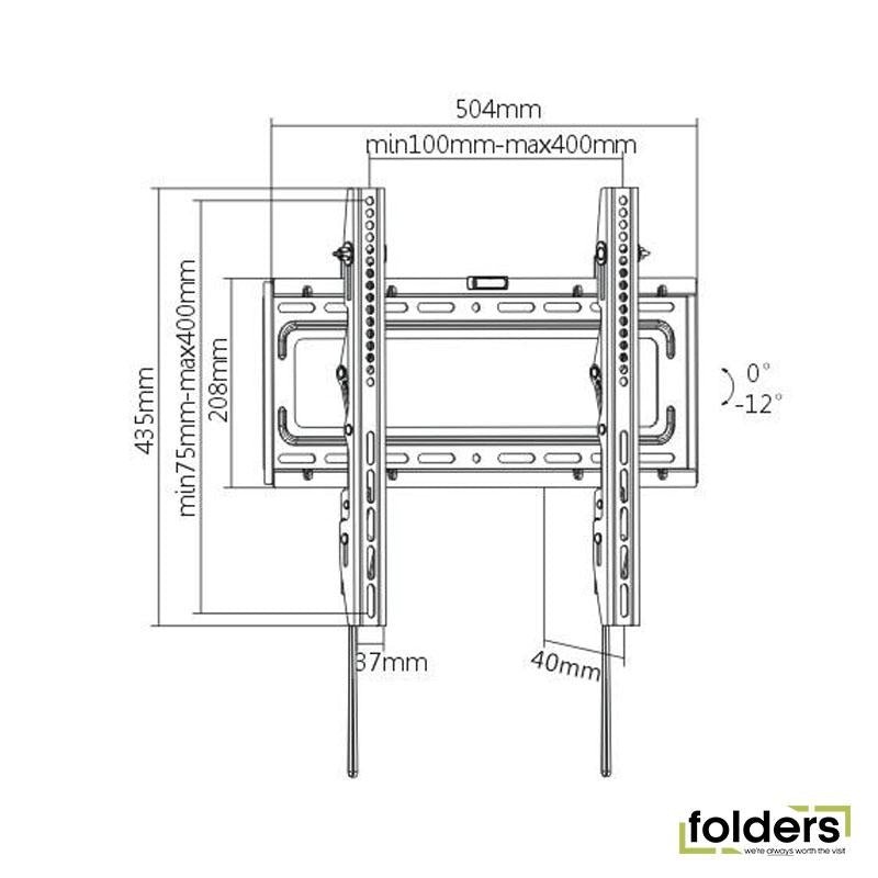 BRATECK 32-55" Tilt TV Wall Mount