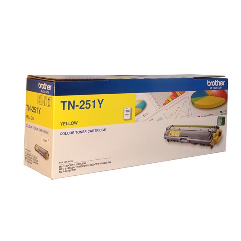 Brother Tn-251Y Yellow Toner Cartridge BTN251Y