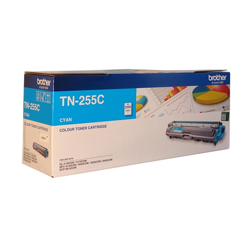 Brother Tn-255C Cyan High Yield Toner Cartridge BTN255C