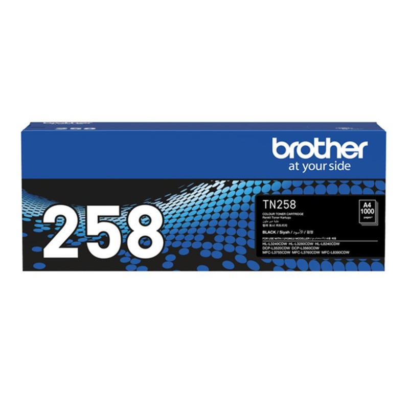 Brother Tn258Bk Toner Black BTN110K