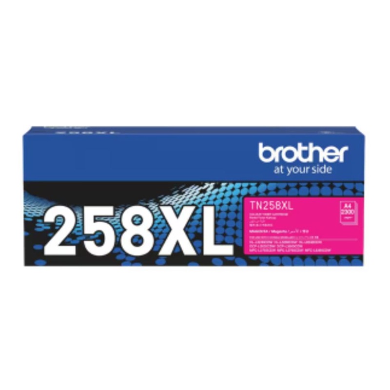 Brother Tn258Xlm High Yeild Toner Magenta BTN130M