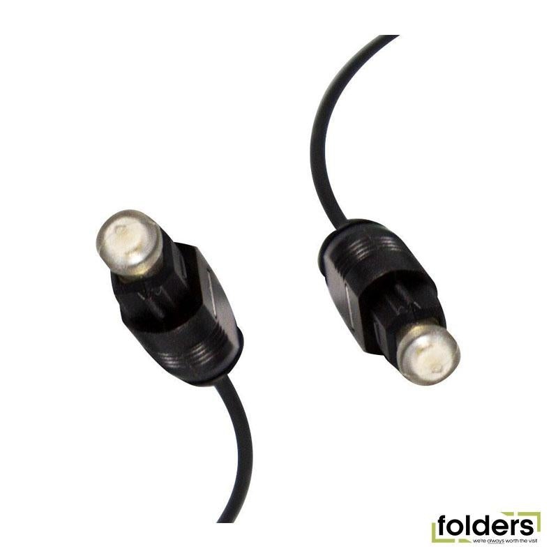 DYNAMIX 0.5m Toslink Slimline Audio Optic Cable