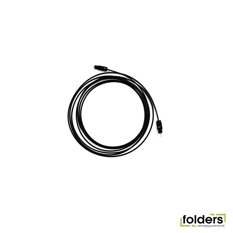 DYNAMIX 1m Toslink Slimline Audio Optic Cable