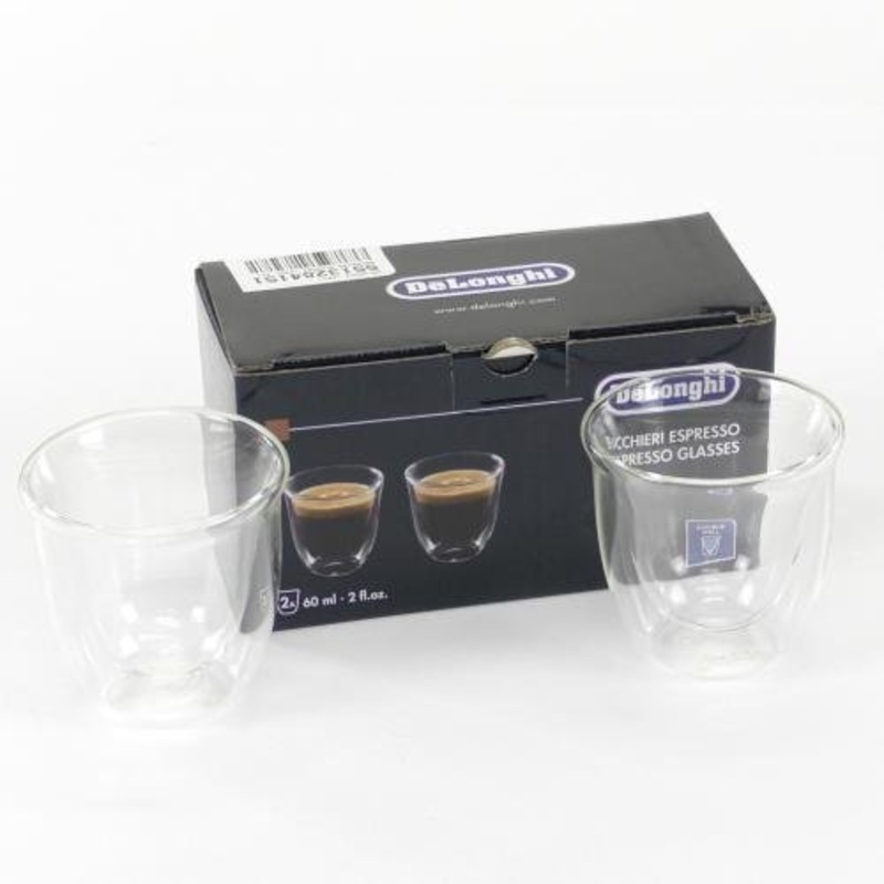 Delonghi ECAM23270S Fully Automatic Espresso Machine Espresso Glasses (60Ml 2X)