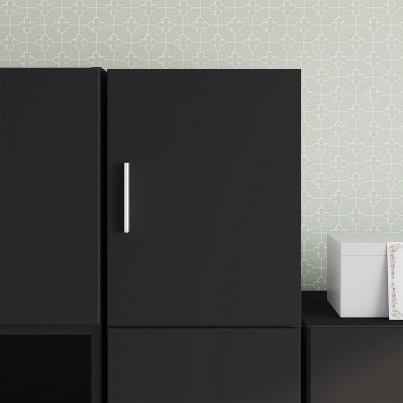 Armoire murale noir 30x42,5x40 cm bois d'ingnierie